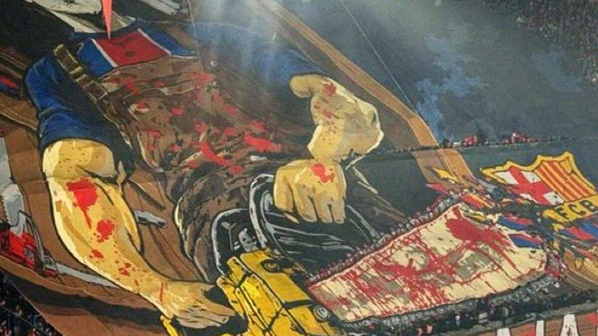 «Барселона» поскаржилася до УЄФА на банер фанатів ПСЖ